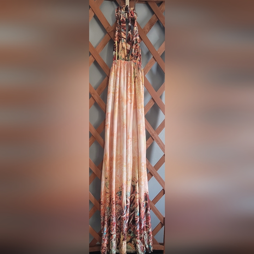 Elegant Peach Skirt